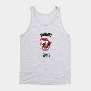 Buffy "Sunnydale sucks" slogan Tank Top